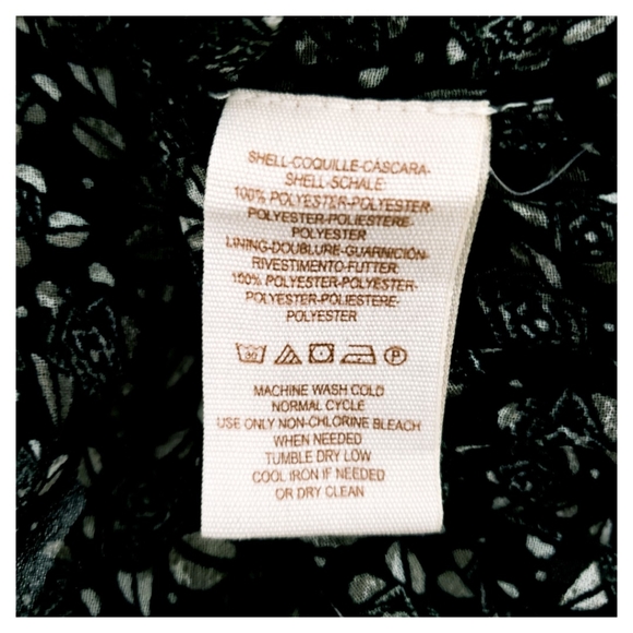 Free People:Sheer Black & White Sheer Floral Dress - Picture 4 of 4